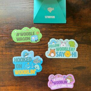 *Brand New* The Woobles "Willie the Wooble Wagon" Sticker Pack (Exclusive Item)